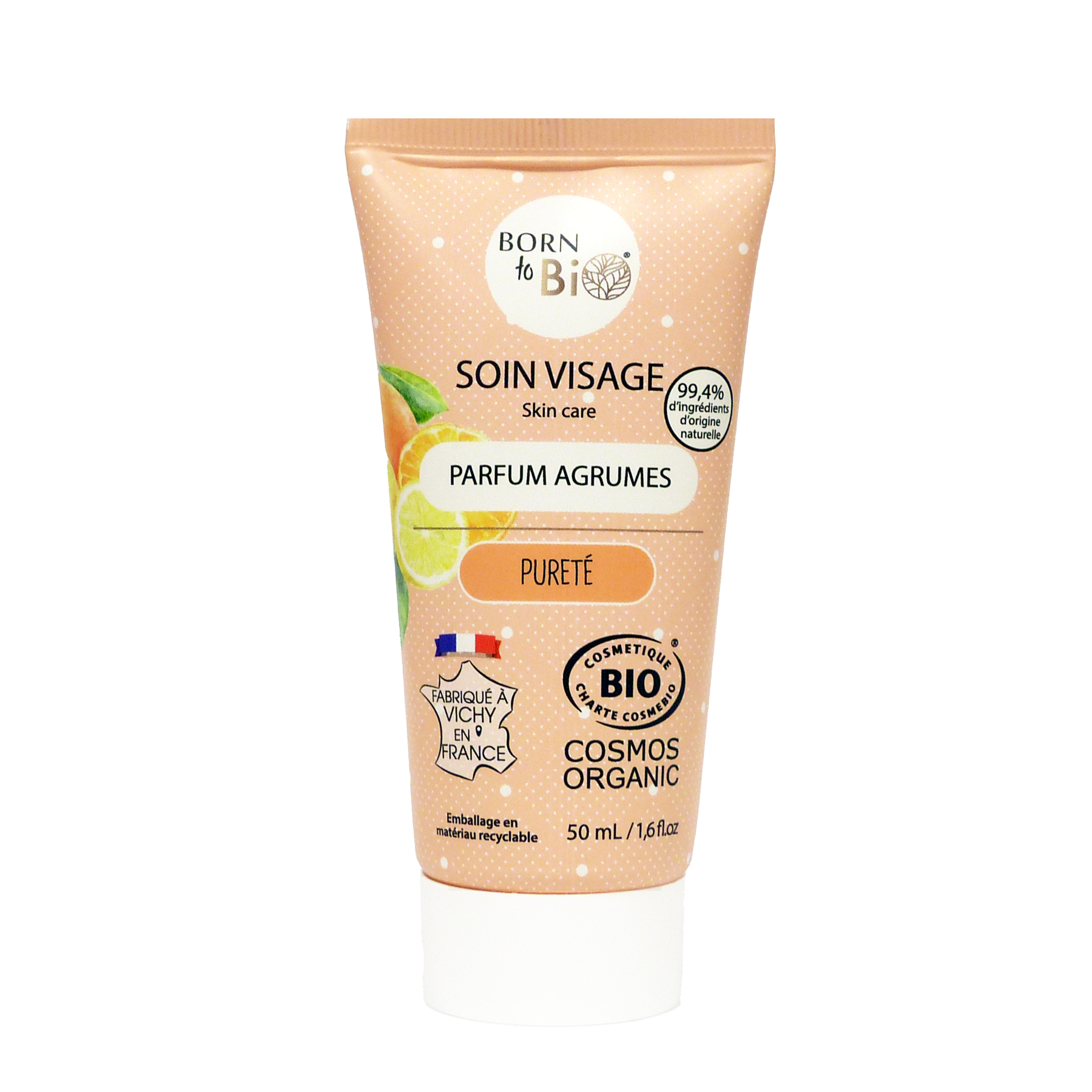Anti-pollution citrus facial treatment - Certified organic